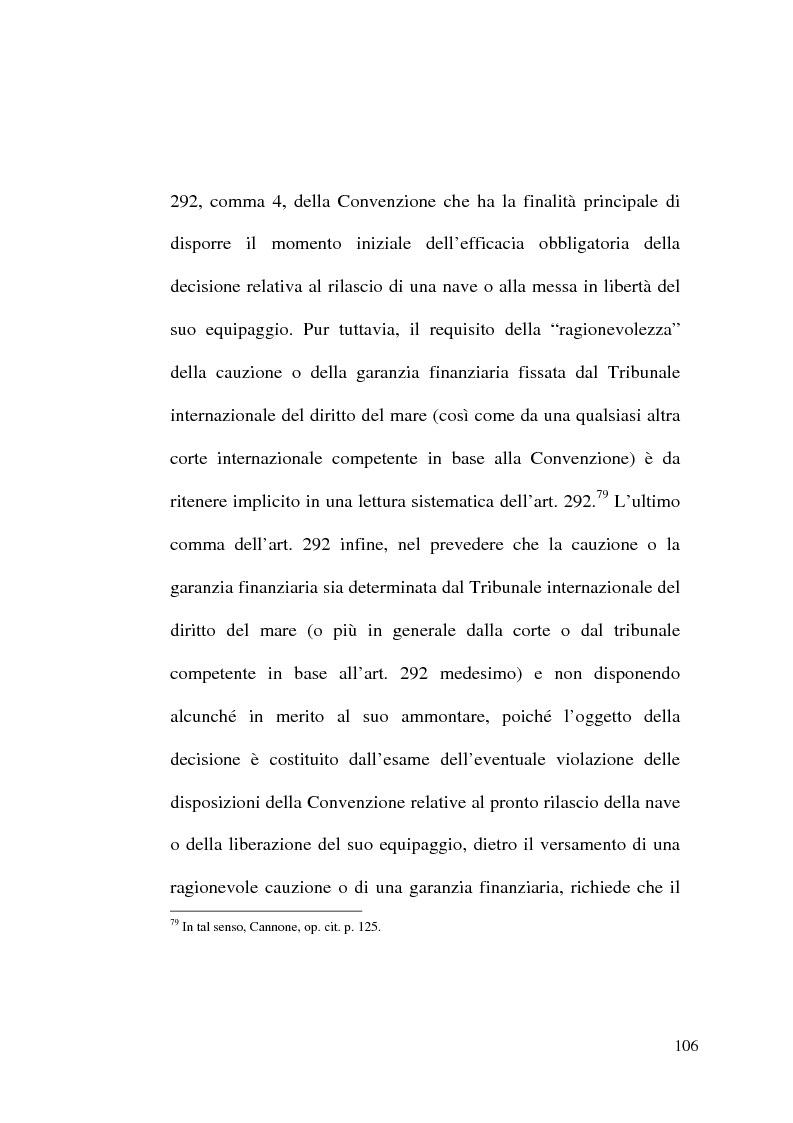 Anteprima della tesi: Il Tribunale Internazionale del Diritto del Mare: le prime sentenze, Pagina 6