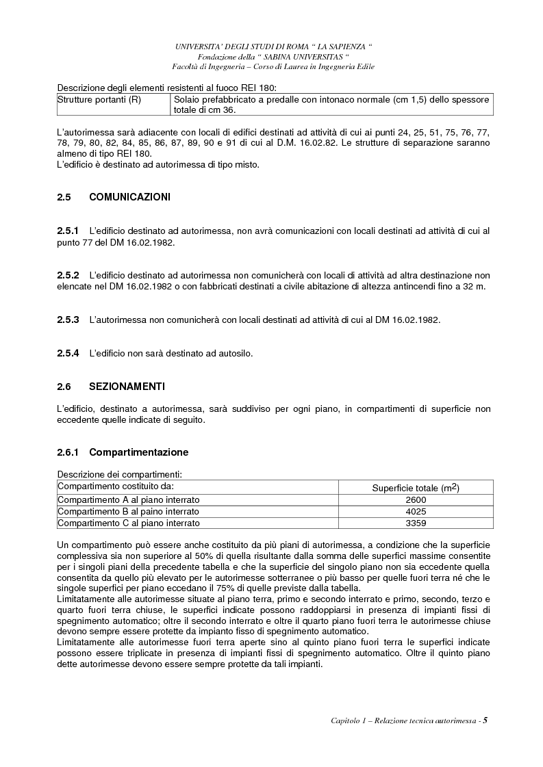 Anteprima della tesi: Aspetti degli impianti antincendio e meccanici di un edificio ad uso centro commerciale ed uffici, Pagina 5