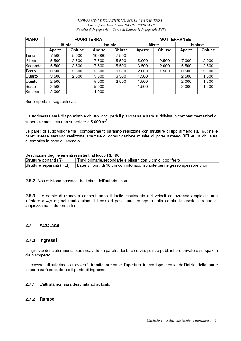 Anteprima della tesi: Aspetti degli impianti antincendio e meccanici di un edificio ad uso centro commerciale ed uffici, Pagina 6