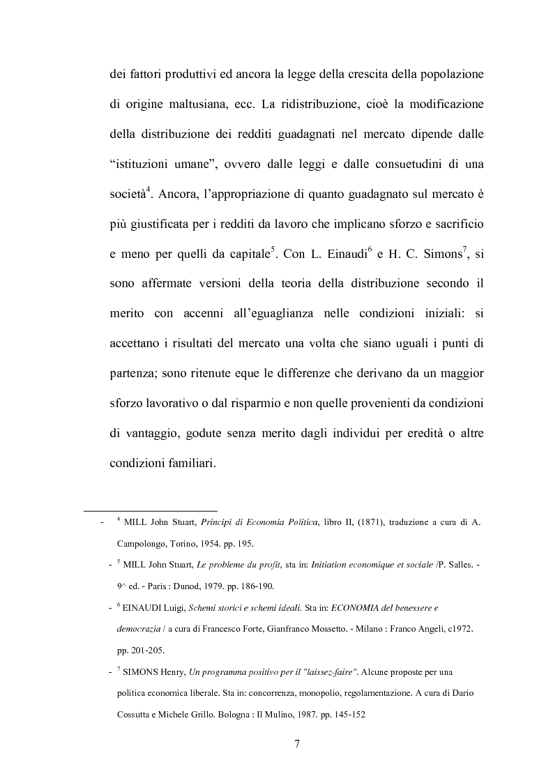Anteprima della tesi: Principi di giustizia distributiva ed analisi della povertà in Amartya Sen, Pagina 3