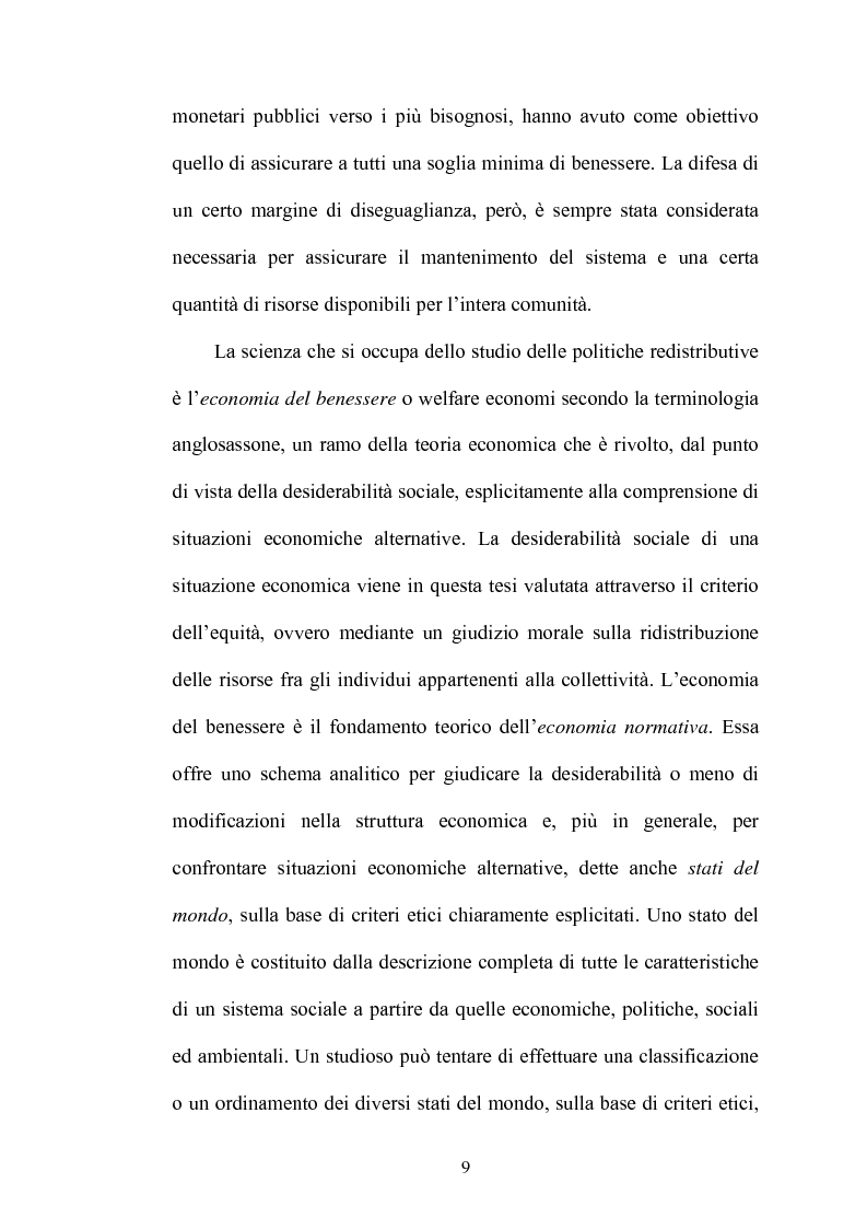 Anteprima della tesi: Principi di giustizia distributiva ed analisi della povertà in Amartya Sen, Pagina 5