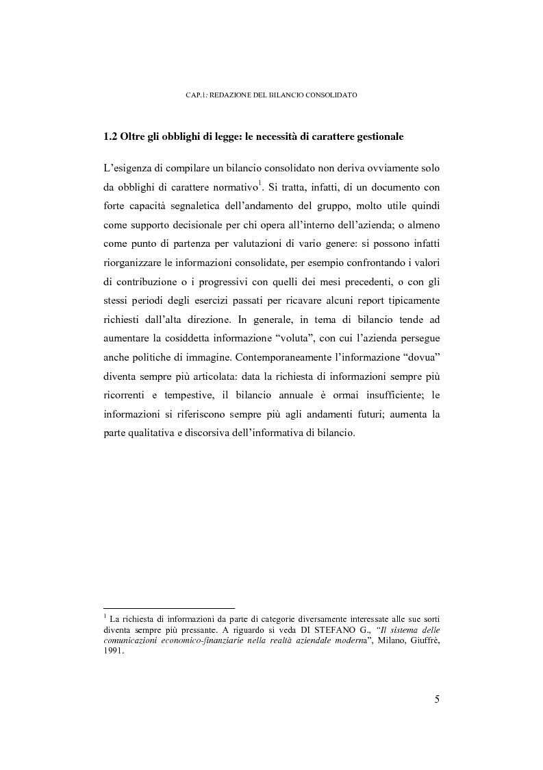 Anteprima della tesi: Un software a supporto della redazione del bilancio consolidato: il progetto Easy per la Bpvn (Banca Popolare di Verona e Novara), Pagina 3