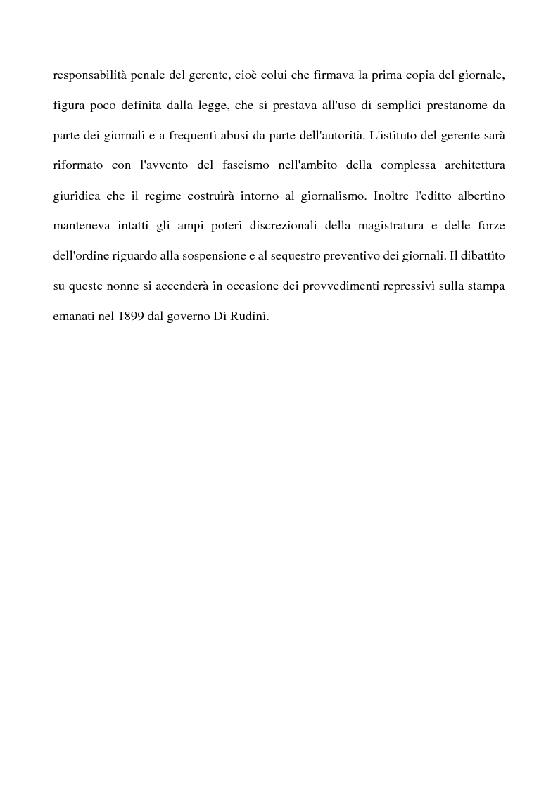 Anteprima della tesi: Il sindacato dei giornalisti: origini e storia della Fnsi dal 1908 al 1943, Pagina 6