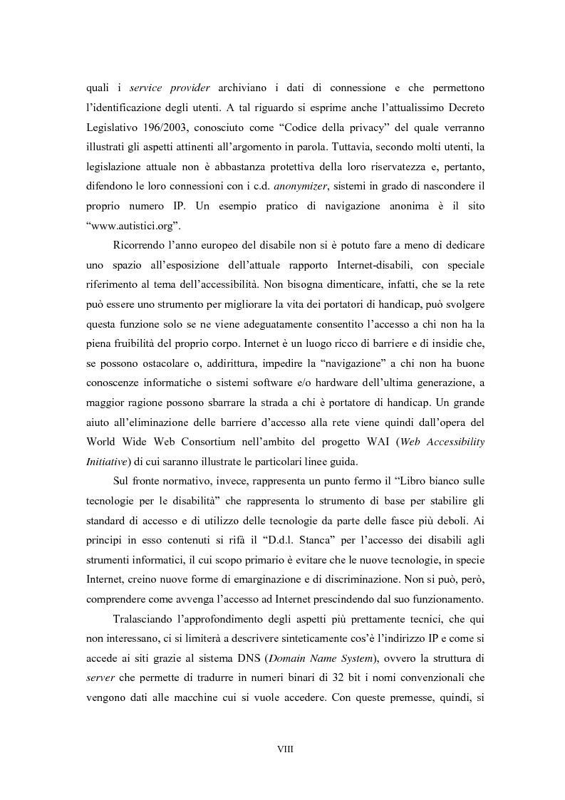 Anteprima della tesi: Le regole in Internet: netiquette, autoregolamentazione, deontologia, Pagina 4