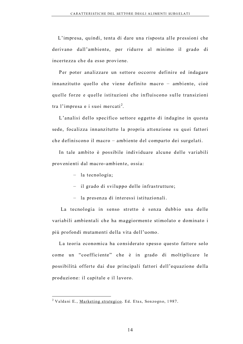 Anteprima della tesi: La logistica nell'industria dei surgelati. Analisi di un caso, Pagina 10