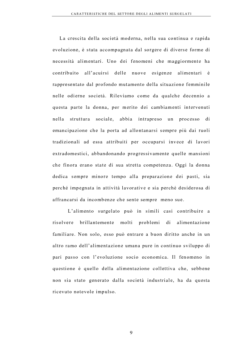 Anteprima della tesi: La logistica nell'industria dei surgelati. Analisi di un caso, Pagina 5