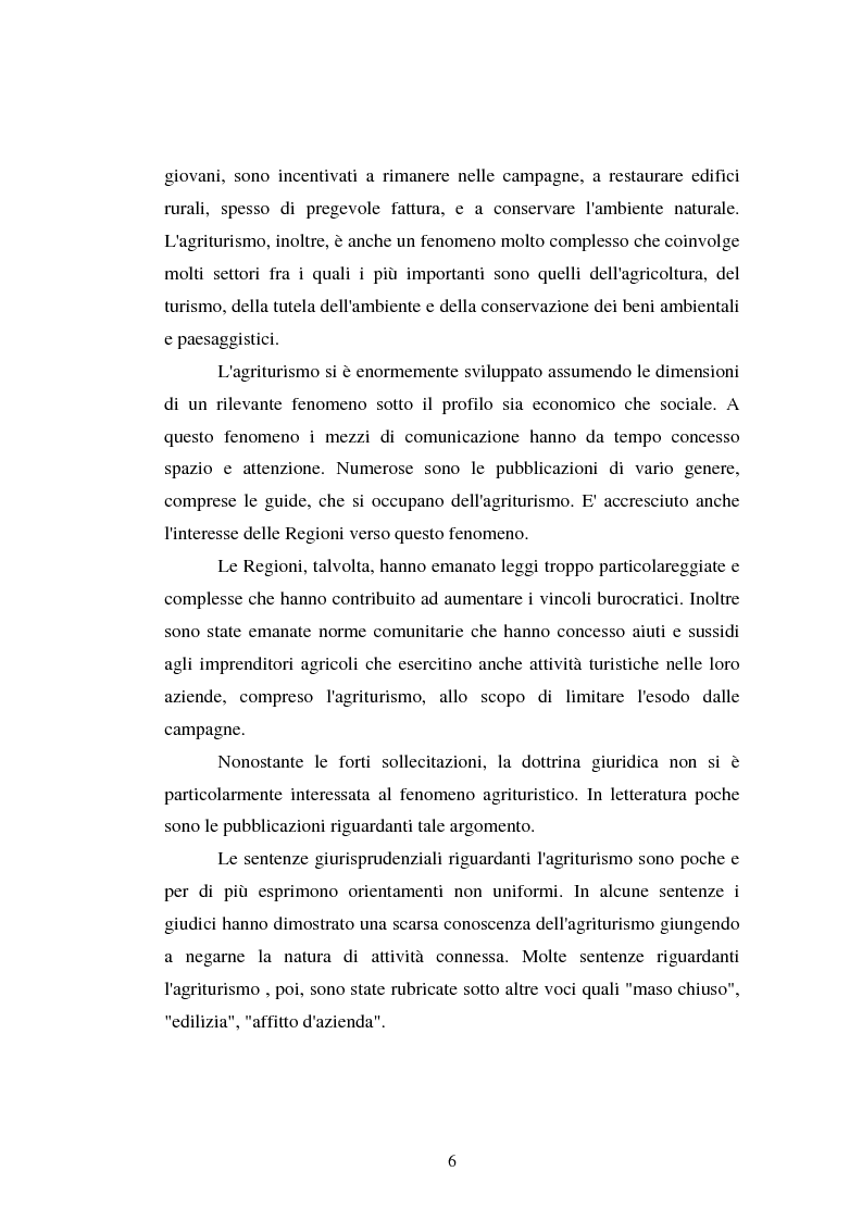 Anteprima della tesi: Imprenditore agrituristico e fallimento, Pagina 6