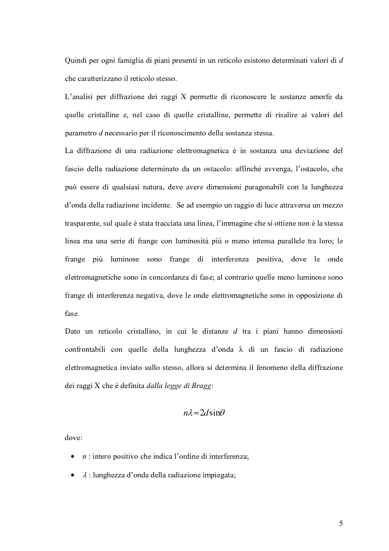 Anteprima della tesi: Utilizzo delle tecniche diagnostiche per lo studio di reperti archeologici, Pagina 4