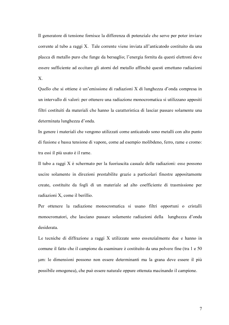 Anteprima della tesi: Utilizzo delle tecniche diagnostiche per lo studio di reperti archeologici, Pagina 6