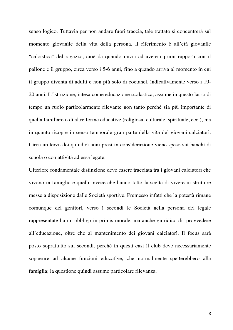 Anteprima della tesi: L'educazione al centro della formazione dei giovani calciatori, Pagina 5