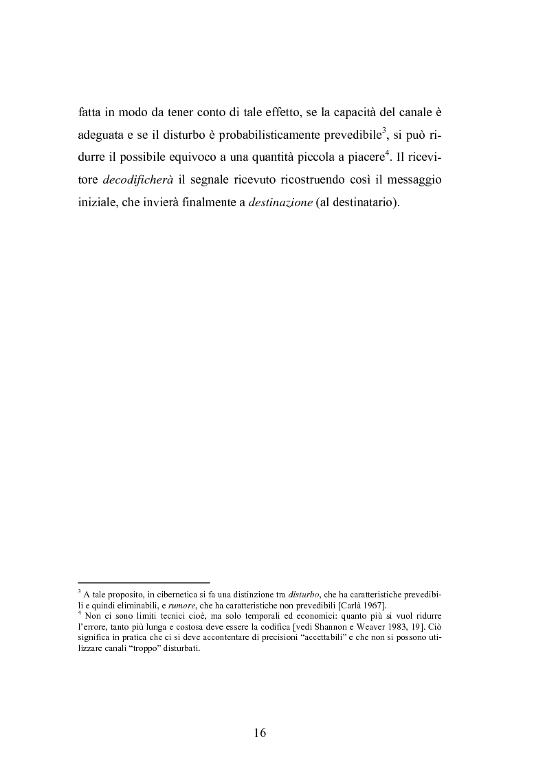 Anteprima della tesi: Interattività e nuove tecnologie: il caso di Internet, Pagina 14