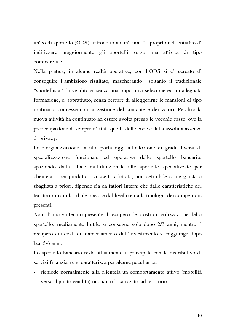 Anteprima della tesi: La rete dei promotori finanziari, Pagina 7