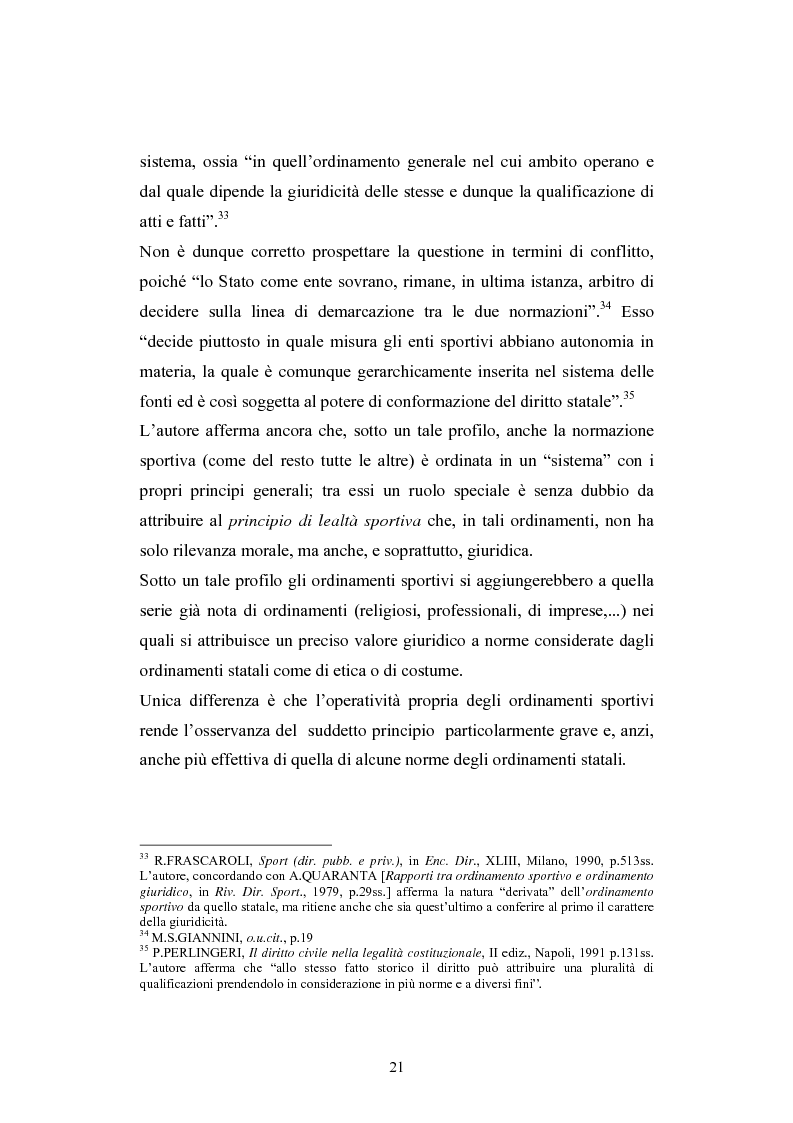 Anteprima della tesi: La Comunità europea e lo sport: problematiche giuridiche scaturite dalla sentenza Bosman, Pagina 14