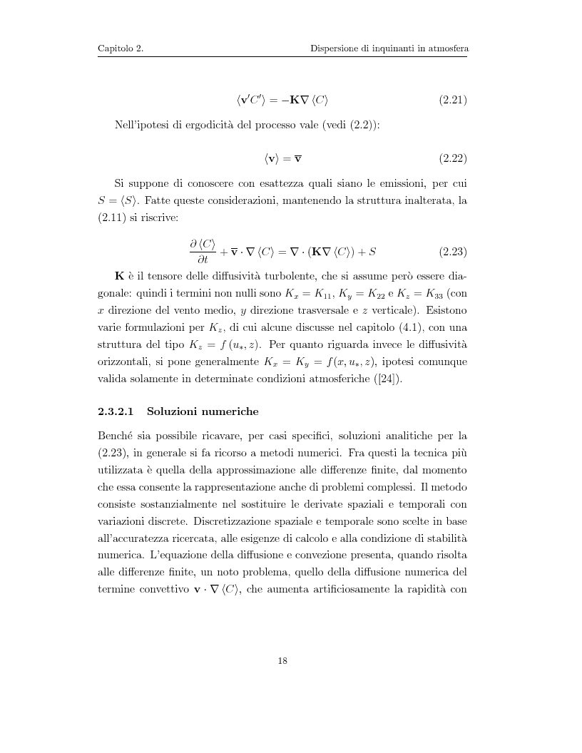 Anteprima della tesi: Modellazione numerica di processi di dispersione in atmosfera: applicazione alla conca di Bolzano, Pagina 14