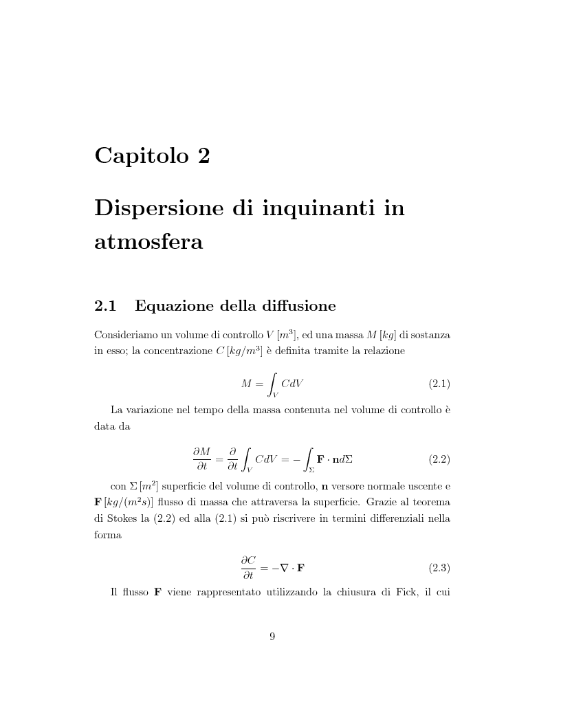 Anteprima della tesi: Modellazione numerica di processi di dispersione in atmosfera: applicazione alla conca di Bolzano, Pagina 5