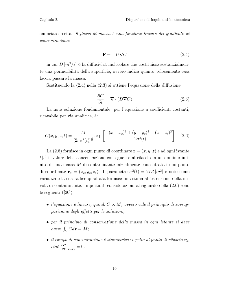 Anteprima della tesi: Modellazione numerica di processi di dispersione in atmosfera: applicazione alla conca di Bolzano, Pagina 6