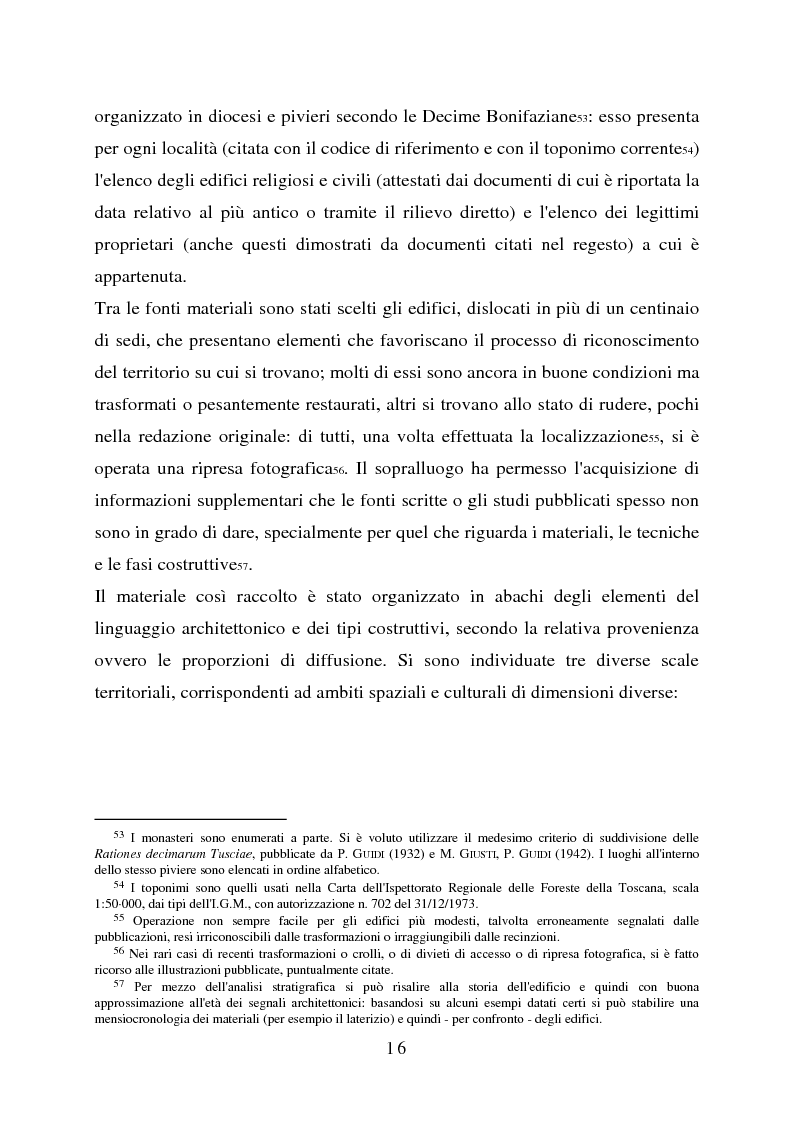 Anteprima della tesi: I segni della territorialità. Architettura in Valdelsa tra alto e basso medioevo, Pagina 13