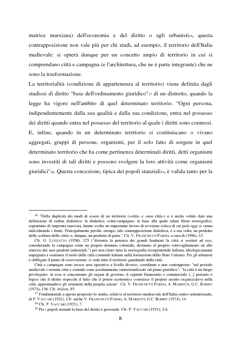 Anteprima della tesi: I segni della territorialità. Architettura in Valdelsa tra alto e basso medioevo, Pagina 5