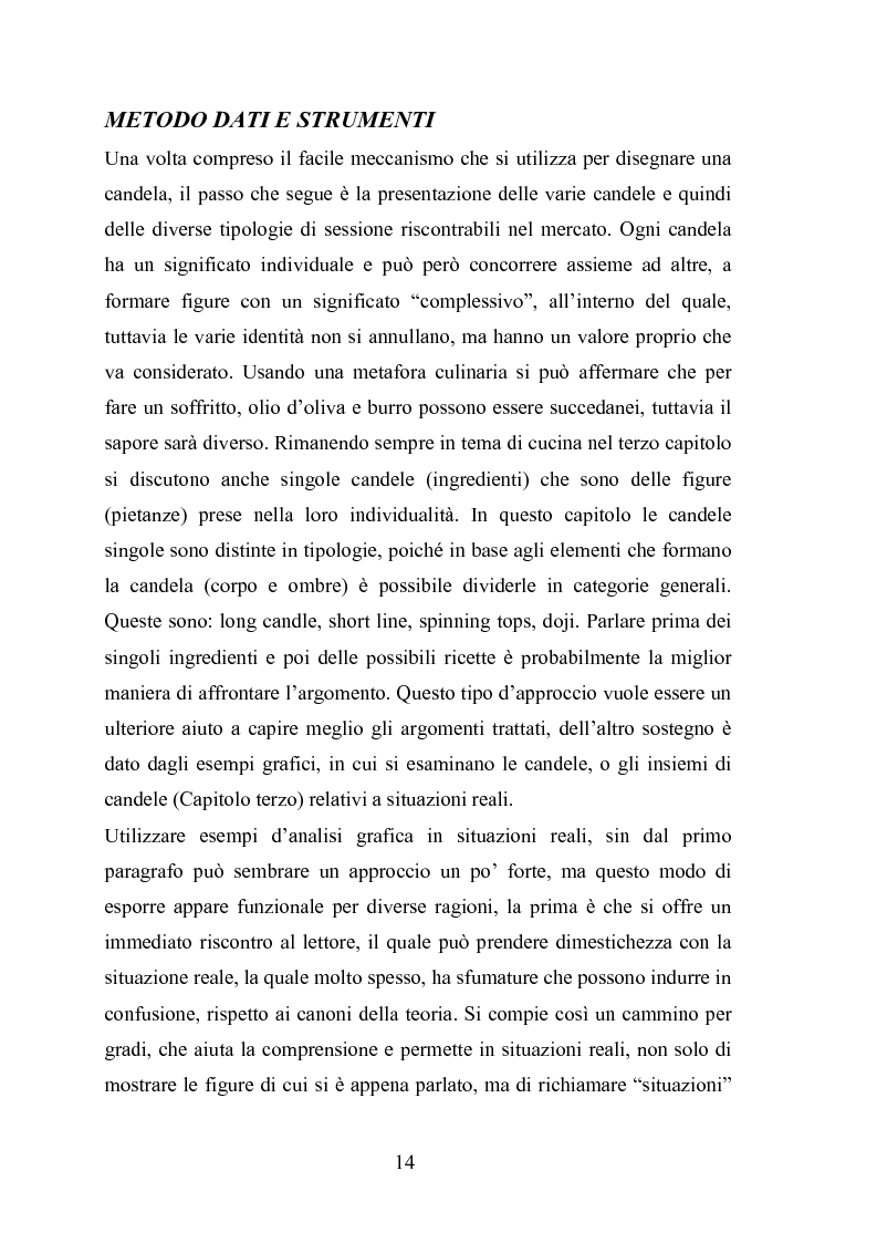 Anteprima della tesi: Analisi tecnica e metodi statistici per l'analisi dei prezzi di borsa, Pagina 10