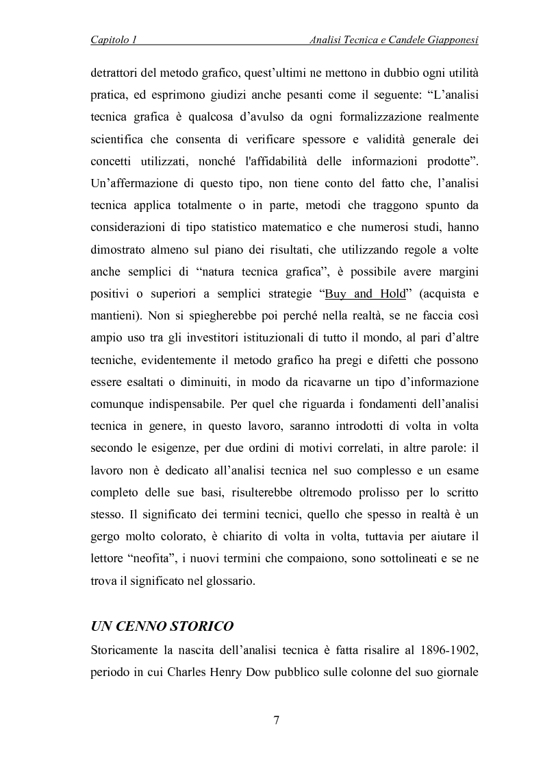 Anteprima della tesi: Analisi tecnica e metodi statistici per l'analisi dei prezzi di borsa, Pagina 3