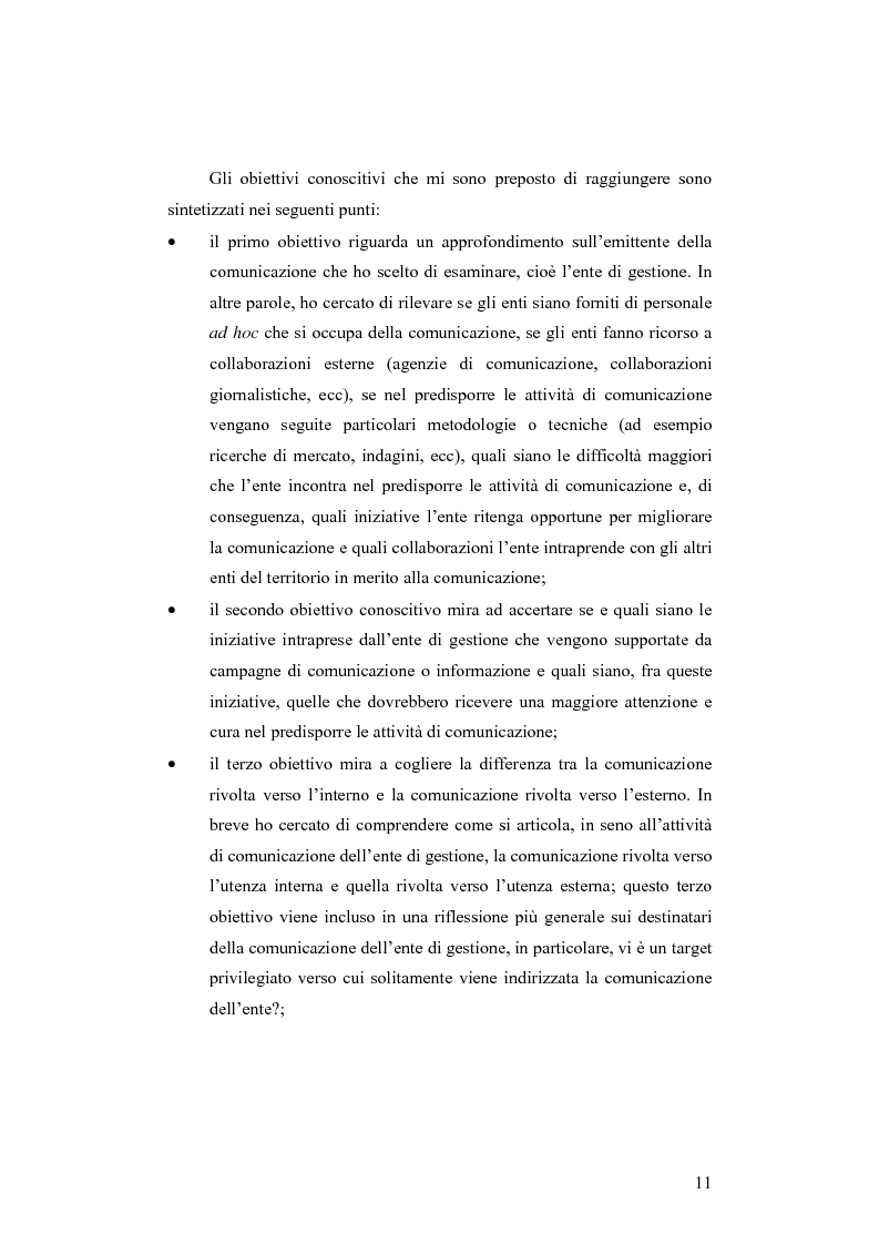 Anteprima della tesi: Società e comunicazione nei parchi naturali, Pagina 11
