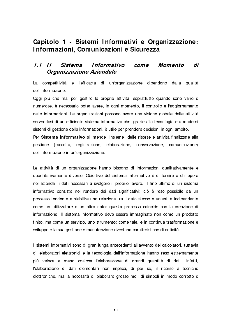 Anteprima della tesi: Il ruolo della firma digitale e delle tecnologie di sicurezza informatica nella ridefinizione dei processi aziendali, Pagina 5