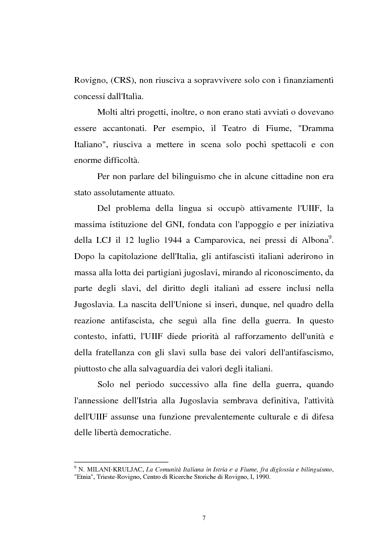 Anteprima della tesi: L'Istria e la minoranza italiana nella crisi jugoslava, Pagina 12