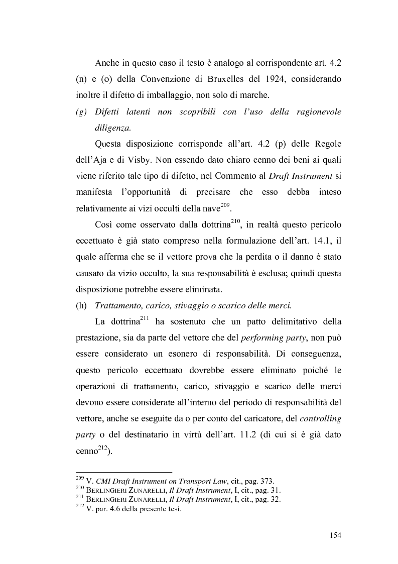 Anteprima della tesi: Dal trasporto marittimo al trasporto multimodale: la necessità di una nuova disciplina della responsabilità del vettore di cose, Pagina 6