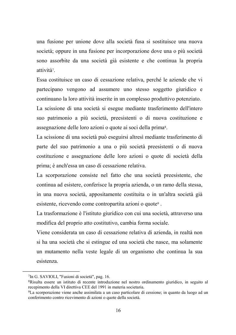 Anteprima della tesi: L'informativa societaria nelle operazioni straordinarie, Pagina 12