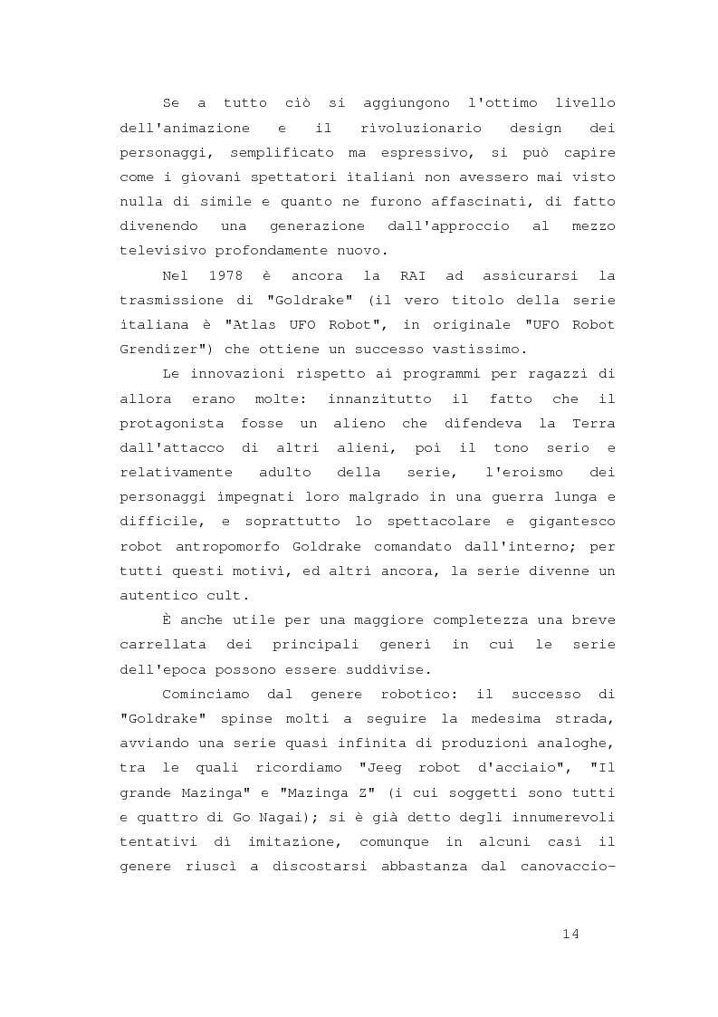 Anteprima della tesi: Le serie animate giapponesi per ragazzi tra produzione e consumo: il caso di Dragon ball, Pagina 11