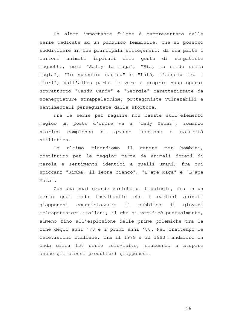 Anteprima della tesi: Le serie animate giapponesi per ragazzi tra produzione e consumo: il caso di Dragon ball, Pagina 13