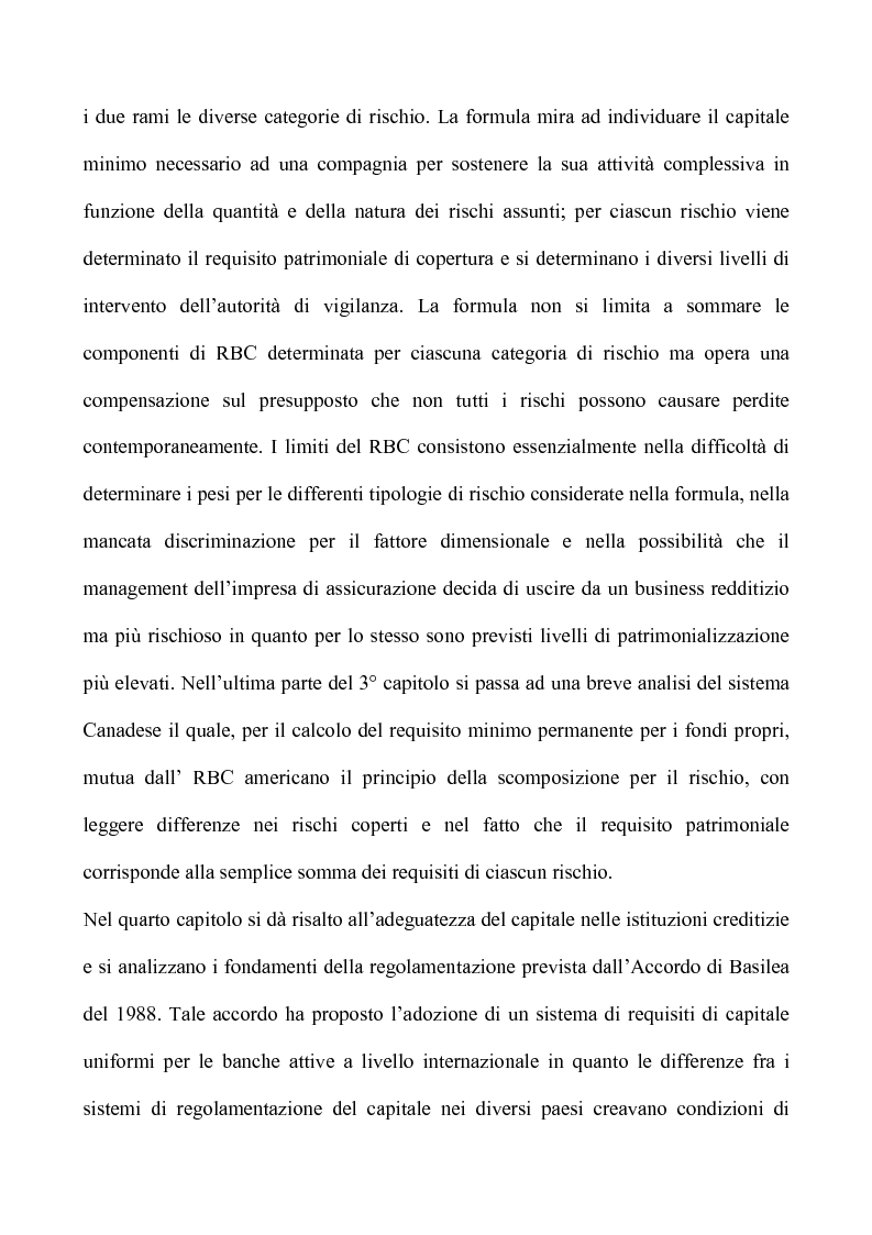 Anteprima della tesi: Profili critici della patrimonializzazione degli intermediari assicurativi e creditizi, Pagina 6