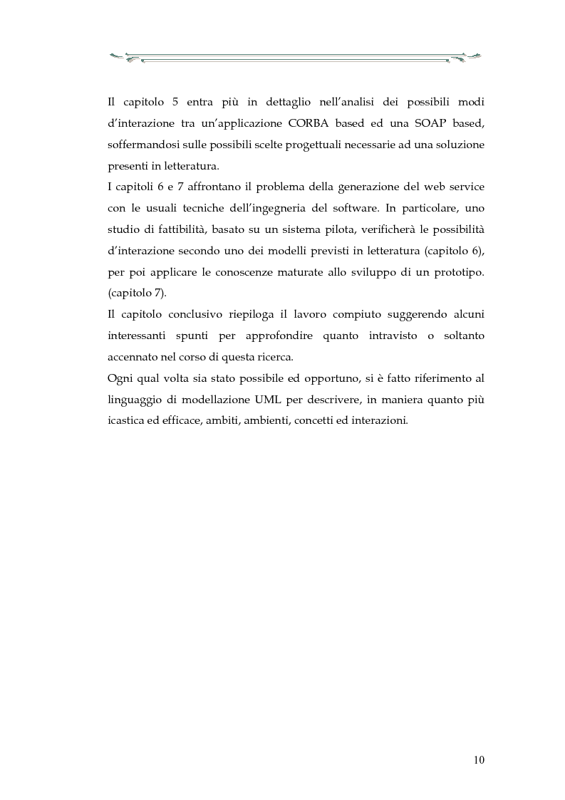 Anteprima della tesi: Interazione tra applicazioni multiorb e web services: sviluppo di un componente web based del modello Anthill per un'applicazione Gps, Pagina 5