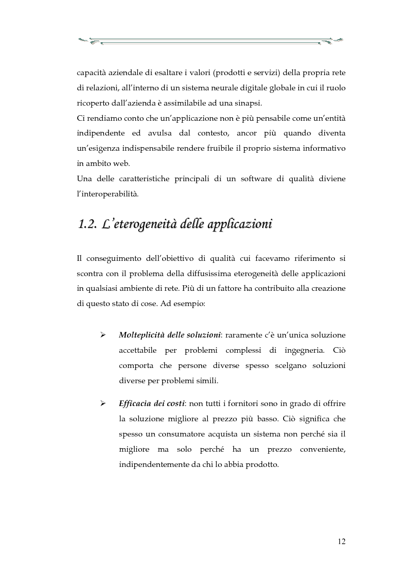 Anteprima della tesi: Interazione tra applicazioni multiorb e web services: sviluppo di un componente web based del modello Anthill per un'applicazione Gps, Pagina 7