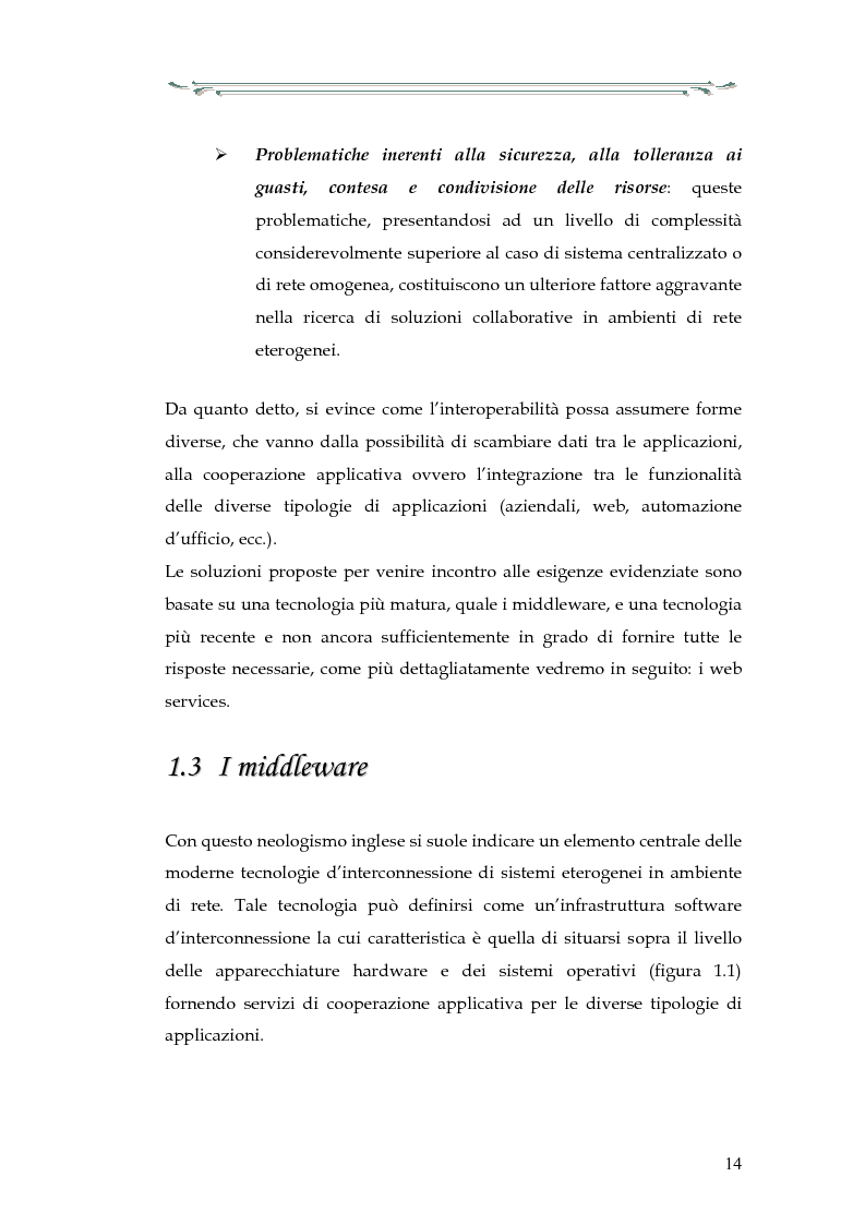 Anteprima della tesi: Interazione tra applicazioni multiorb e web services: sviluppo di un componente web based del modello Anthill per un'applicazione Gps, Pagina 9