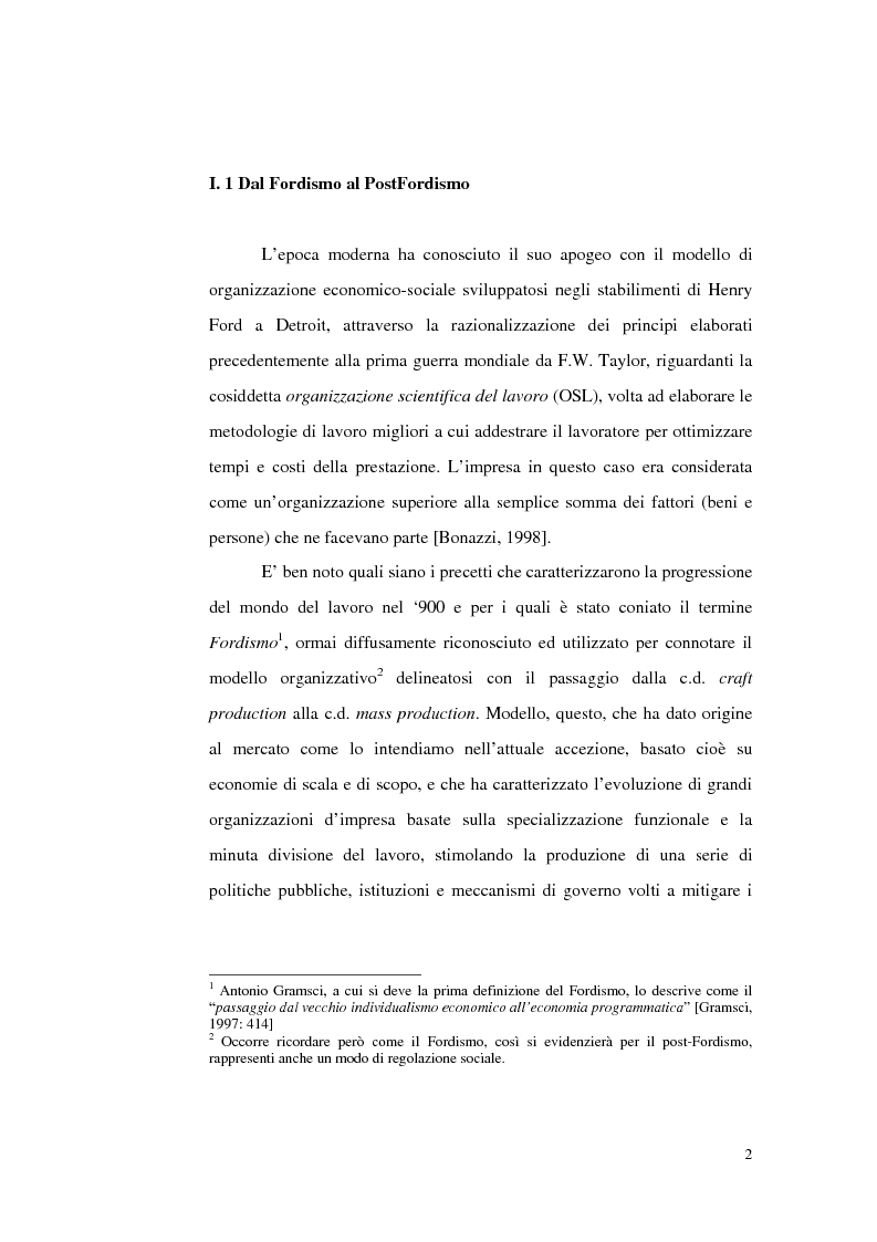 Anteprima della tesi: Politiche del lavoro e dimensione locale, Pagina 2