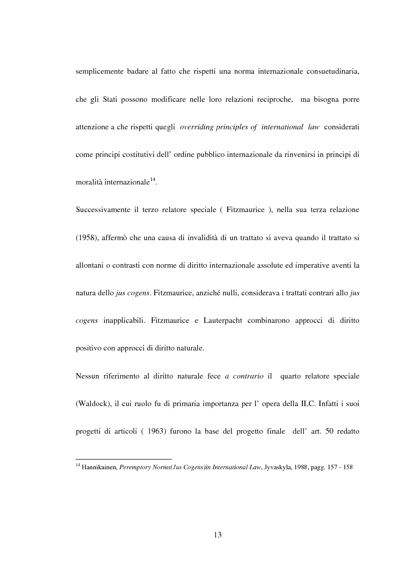 Anteprima della tesi: Trattati contrari a norme di jus cogens, Pagina 10