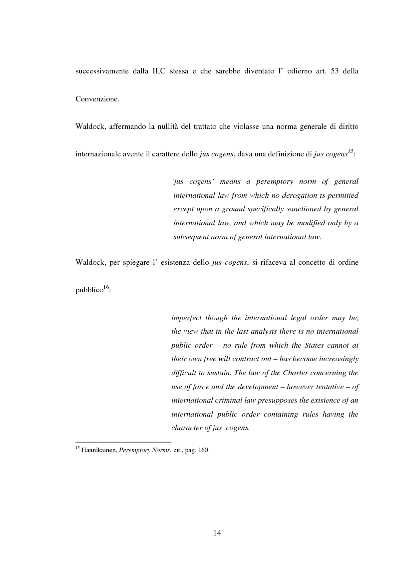 Anteprima della tesi: Trattati contrari a norme di jus cogens, Pagina 11