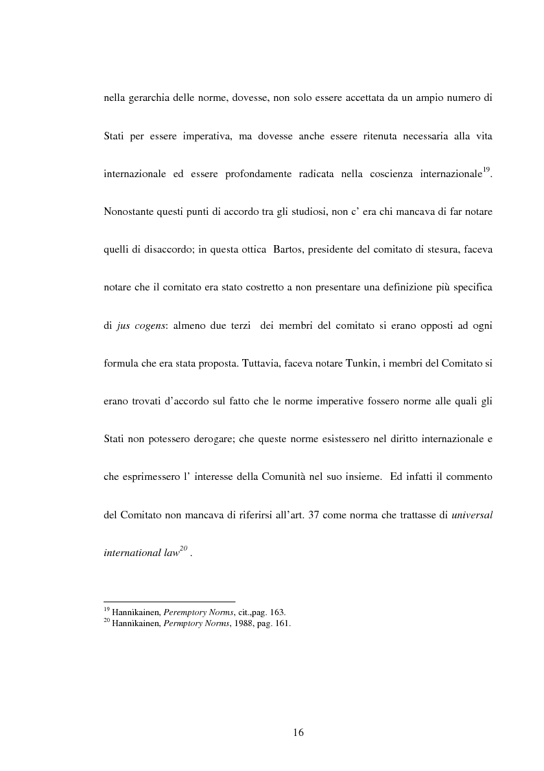 Anteprima della tesi: Trattati contrari a norme di jus cogens, Pagina 13