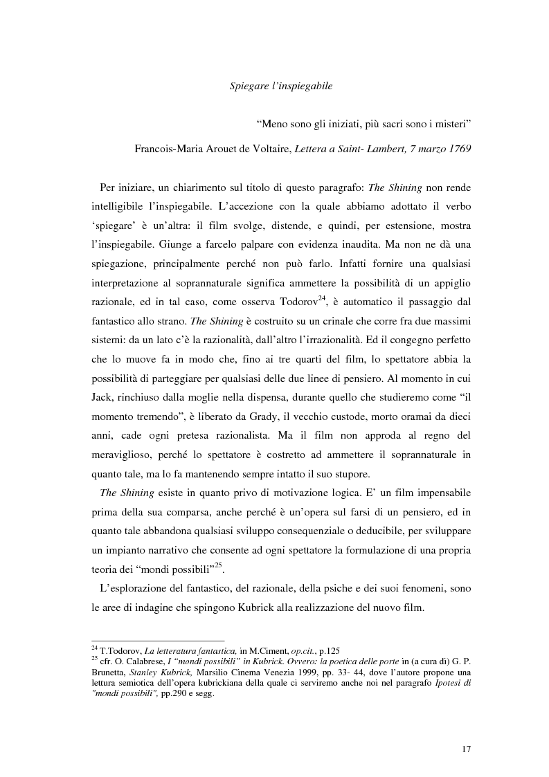 Anteprima della tesi: The Shining e la sua organizzazione spazio-temporale, Pagina 13