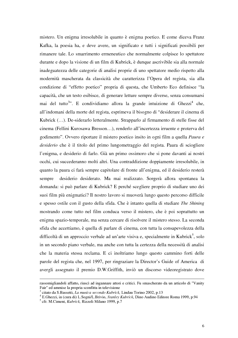 Anteprima della tesi: The Shining e la sua organizzazione spazio-temporale, Pagina 2