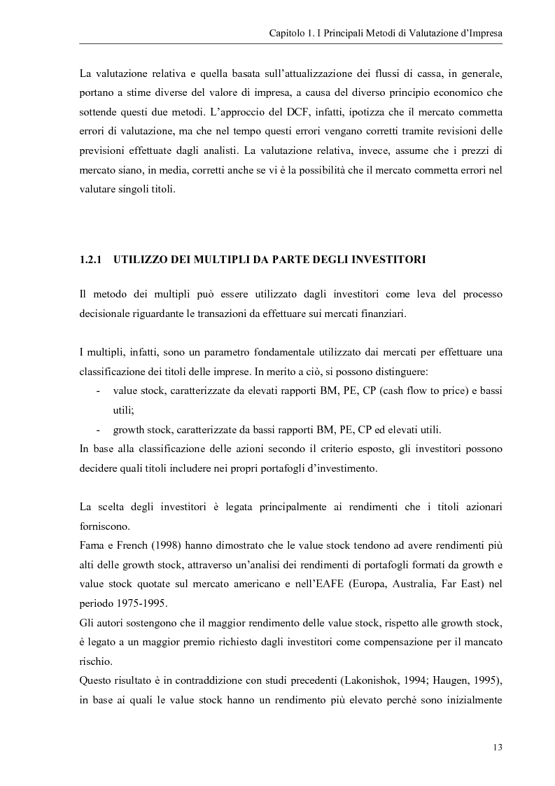 Anteprima della tesi: Il contributo dei fattori intangibili nella valutazione d'impresa, Pagina 13