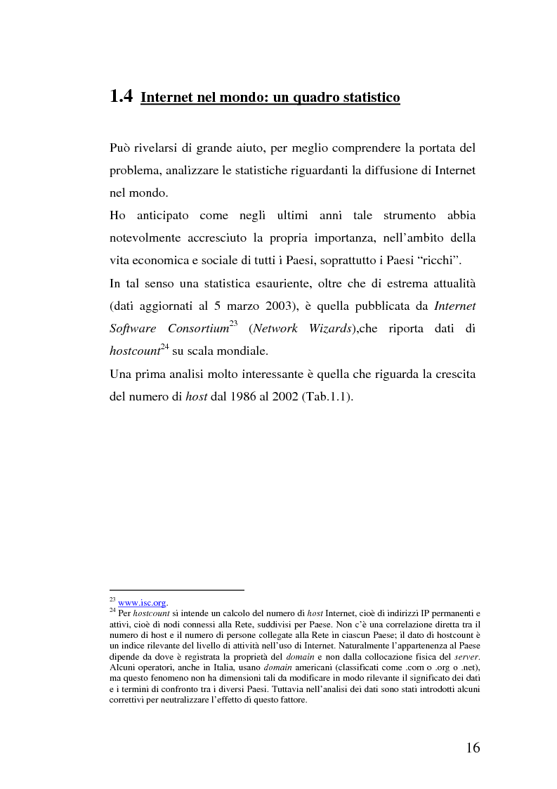 Anteprima della tesi: La multidimensionalità del digital divide e il ruolo della Pubblica Amministrazione, Pagina 15