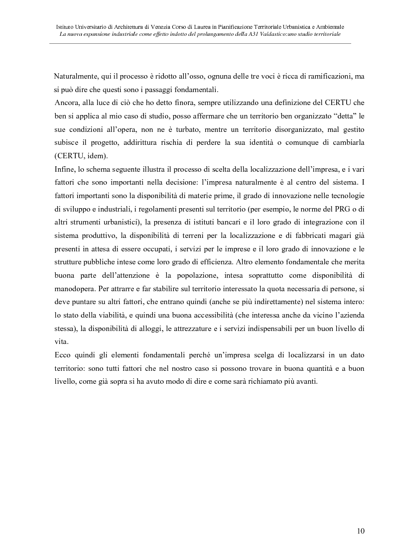 Anteprima della tesi: La nuove espansione produttiva come effetto indotto del prolungamento della A31 Valdastico Sud. Uno studio territoriale, Pagina 4