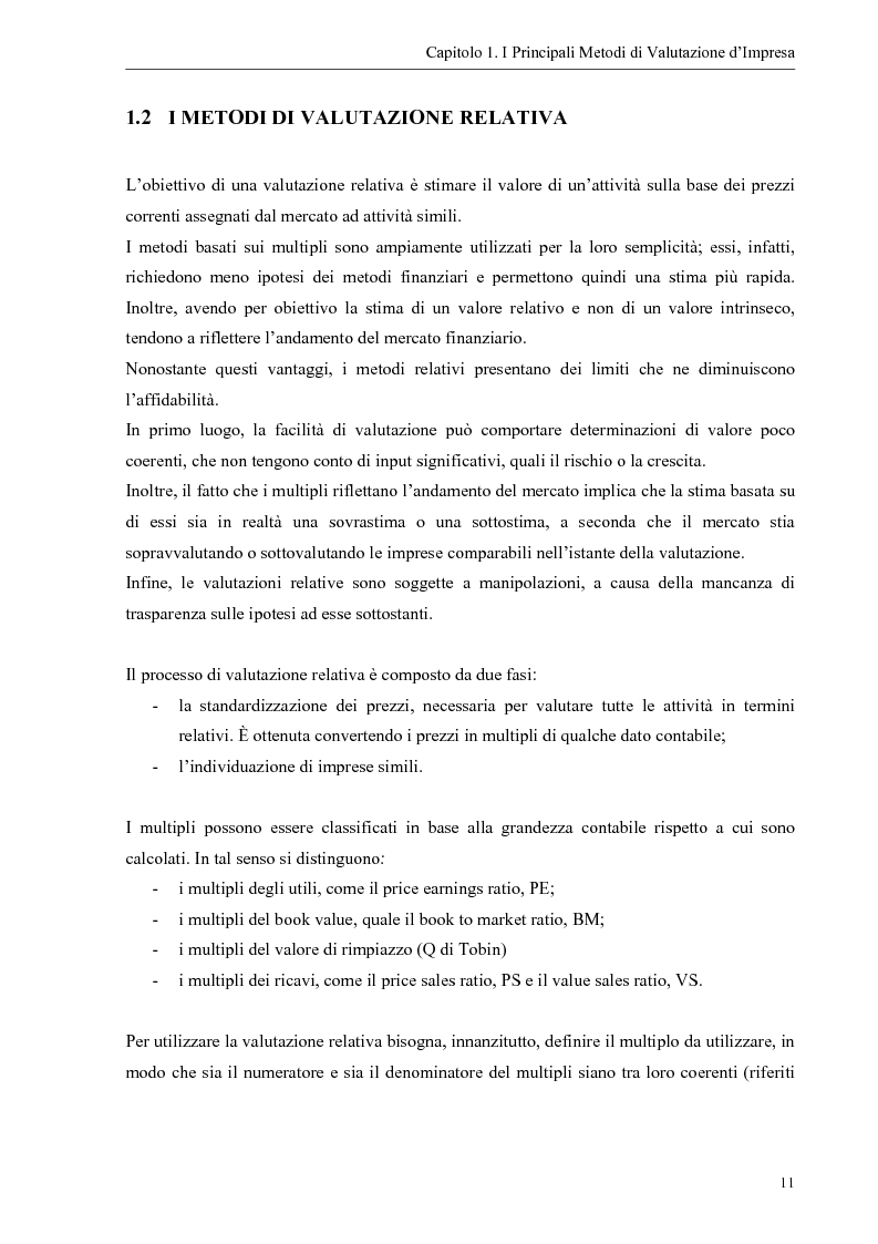 Anteprima della tesi: Il contributo dei fattori intangibili nella valutazione d'impresa, Pagina 11