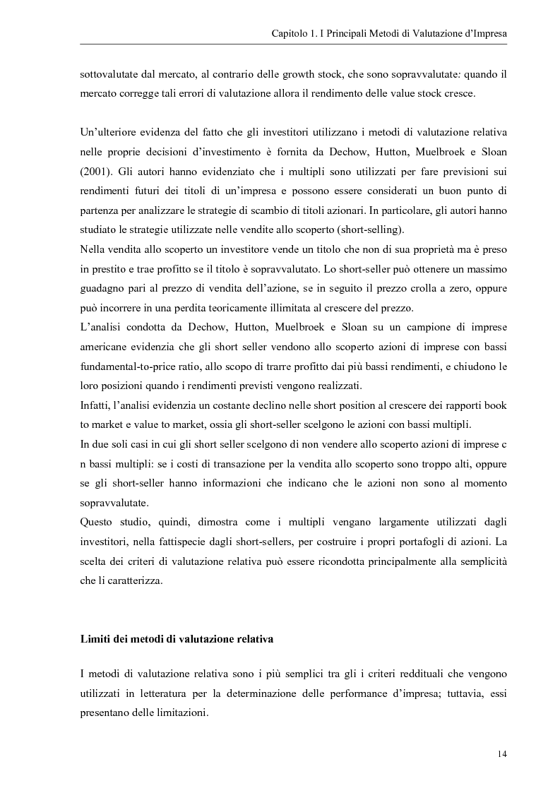 Anteprima della tesi: Il contributo dei fattori intangibili nella valutazione d'impresa, Pagina 14
