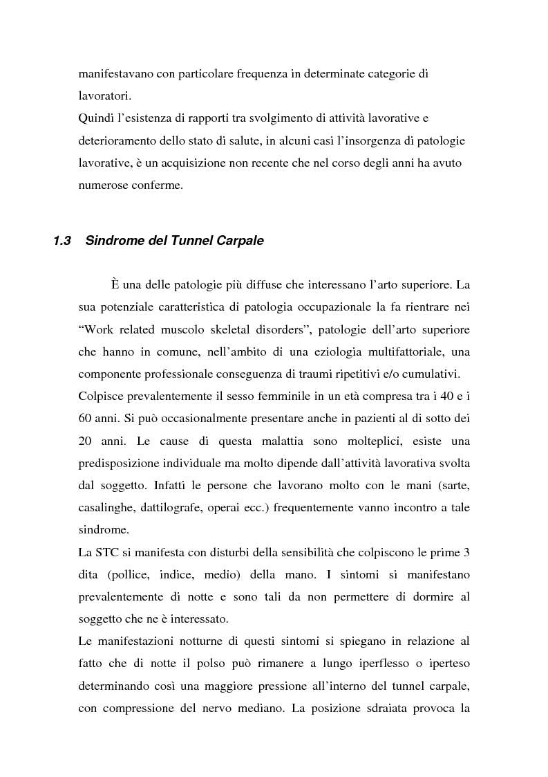 Anteprima della tesi: Ruolo dei fattori psicosociali nella patologia muscolo-scheletrica dell'arto superiore: studio sperimentale, Pagina 2