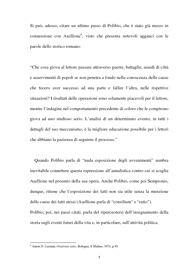 Anteprima della tesi: I frammenti di Sempronio Asellione, Pagina 5