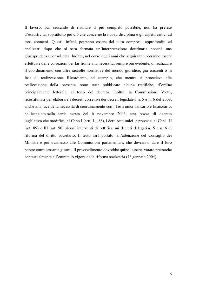 Anteprima della tesi: La fusione nella riforma del diritto societario, Pagina 3