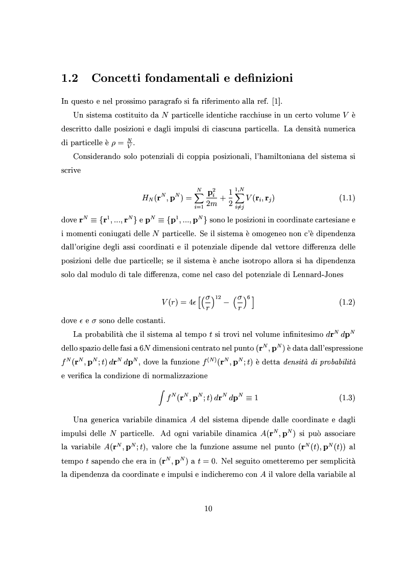 Anteprima della tesi: Dinamica lenta in liquidi molecolari sottoraffreddati: studio di un modello per l'ortoterfenile, Pagina 5